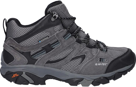 Hi-Tec Apex Lite Mid Waterproof Mens Walking Boots - Grey