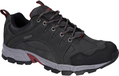 Hi-Tec Auckland Lite Waterproof Mens Walking Shoes - Grey