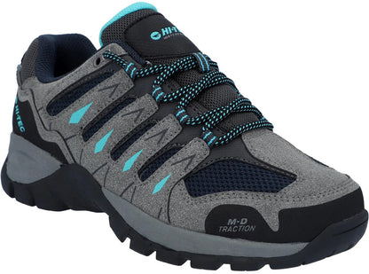 Hi-Tec Corzo Waterproof Womens Walking Shoes - Grey