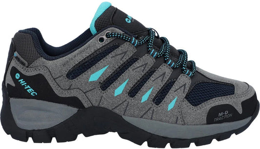 Hi-Tec Corzo Waterproof Womens Walking Shoes - Grey