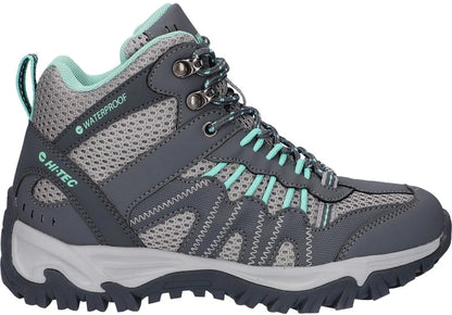 Hi-Tec Jaguar Mid Waterproof Womens Walking Boots - Grey