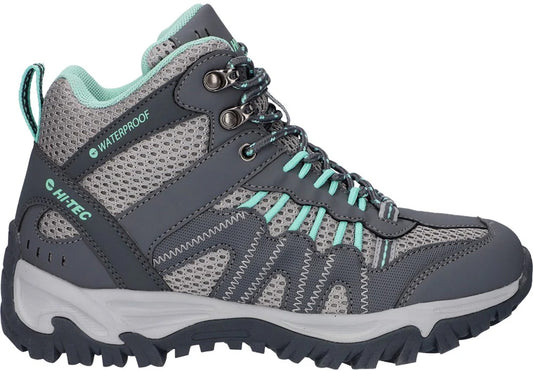 Hi-Tec Jaguar Mid Waterproof Womens Walking Boots - Grey