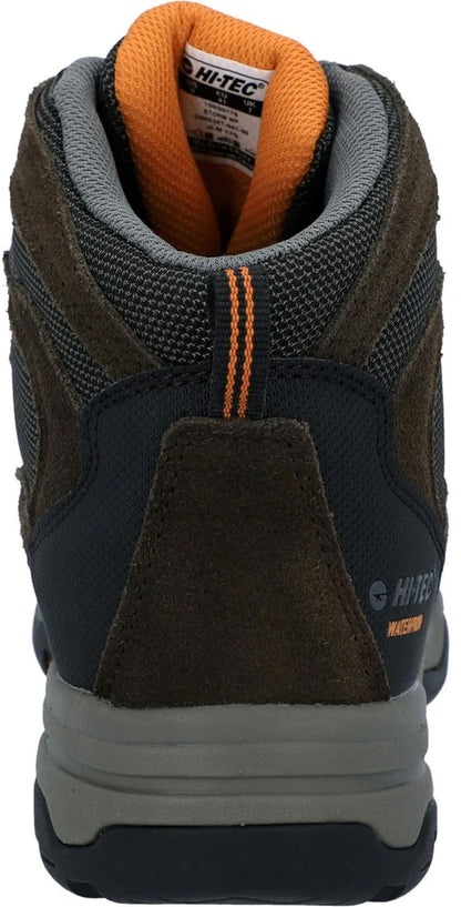 Hi-Tec Storm Waterproof Mens Walking Boots - Brown