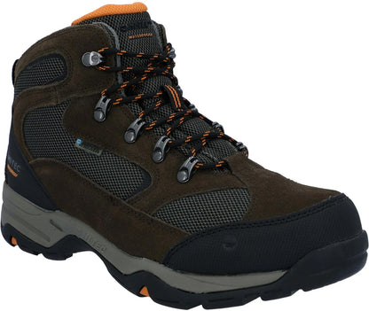Hi-Tec Storm Waterproof Mens Walking Boots - Brown