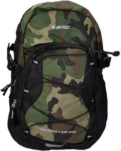 Hi-Tec Traveller Camo Backpack - Green
