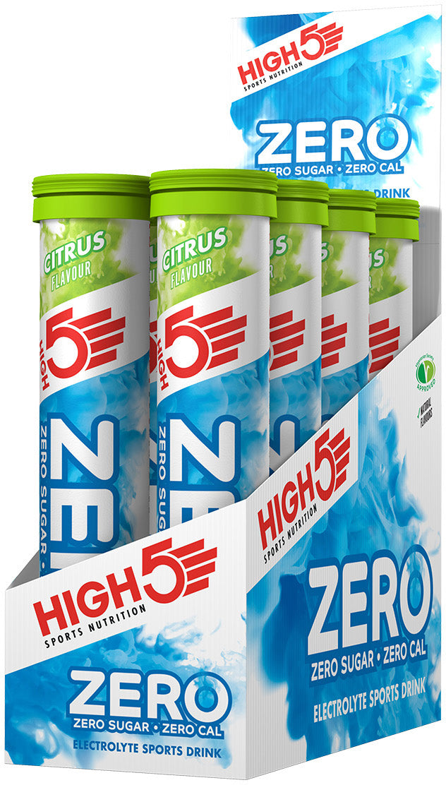 Zero Tablets High 5 Zero Electrolyte Hydration Sports Drink Tablets (Box Of 8 ...