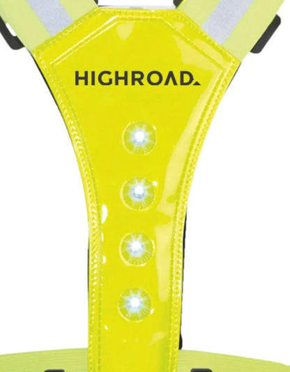 Highroad LED Sports Reflective Vest - Yellow