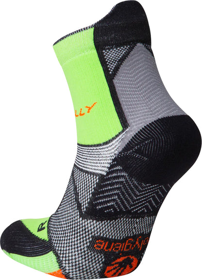 Hilly Marathon Fresh Anklet Running Socks - Grey