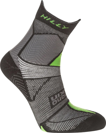 Hilly Marathon Fresh Anklet Running Socks - Grey