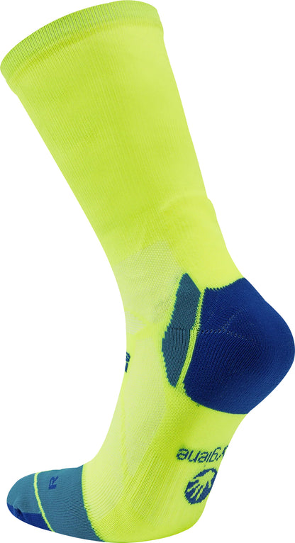 Hilly Marathon Fresh Crew Running Socks - Yellow