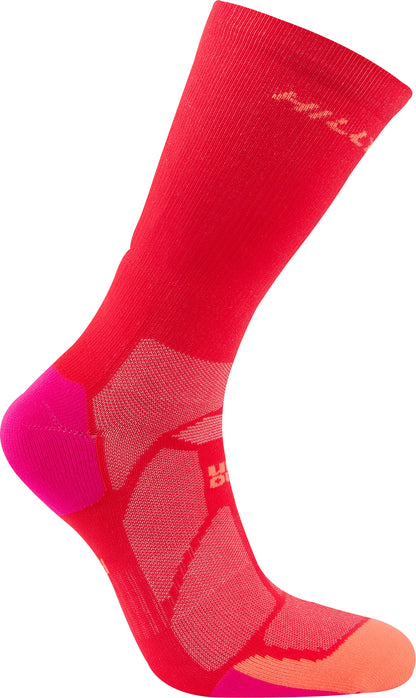 Hilly Marathon Fresh Crew Running Socks - Pink