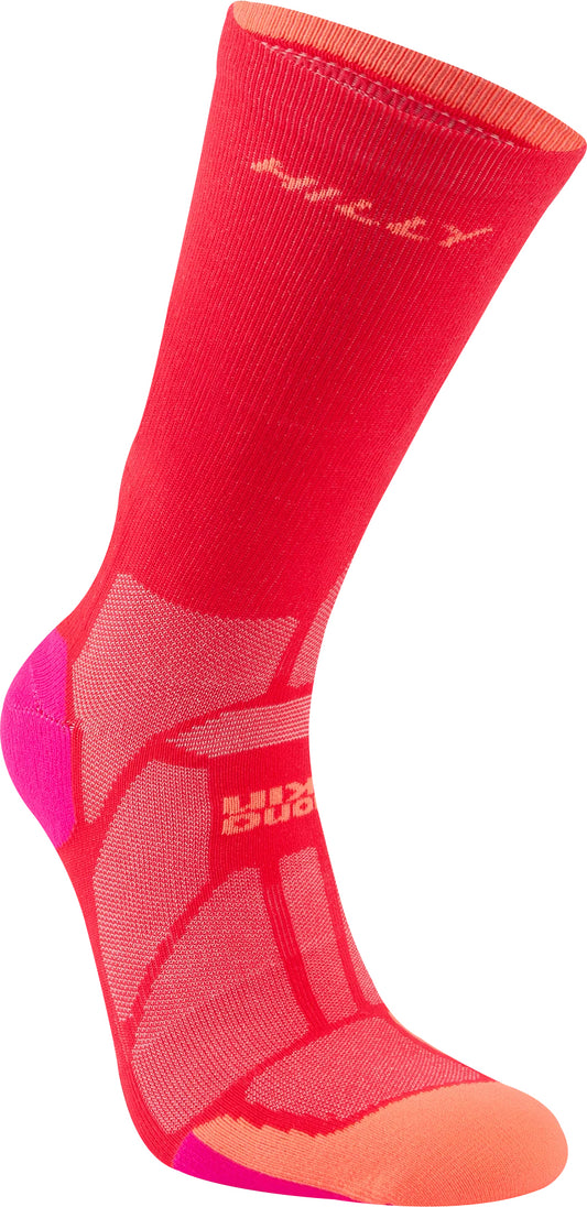 Hilly Marathon Fresh Crew Running Socks - Pink