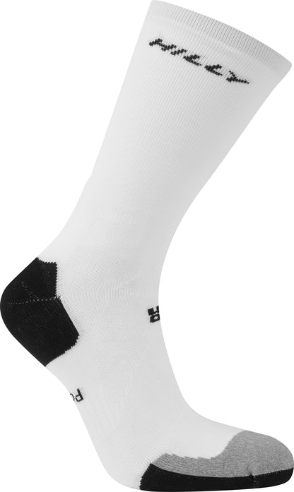 Hilly Marathon Fresh Crew Running Socks - White