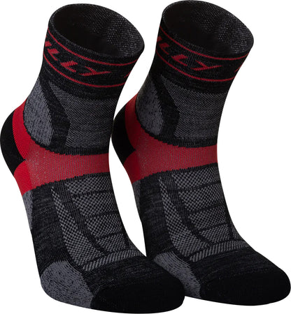 Hilly Trail Anklet Running Socks - - Black