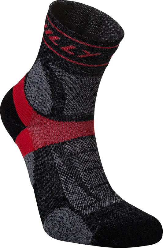 Hilly Trail Anklet Running Socks - - Black