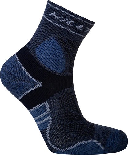 Hilly Trail Max Anklet Running Socks - Blue
