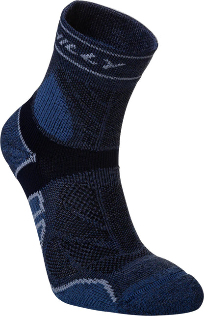 Hilly Trail Max Anklet Running Socks - Blue