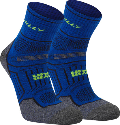 Hilly Twin Skin Anklet Running Socks - Blue