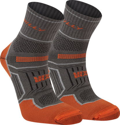 Hilly Twin Skin Anklet Running Socks - Grey