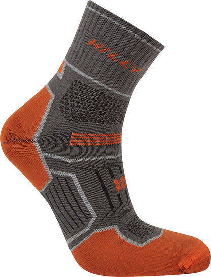 Hilly Twin Skin Anklet Running Socks - Grey