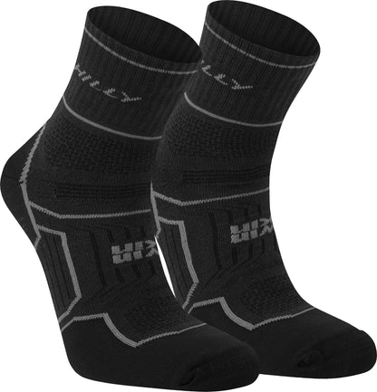Hilly Twin Skin Anklet Running Socks - Black