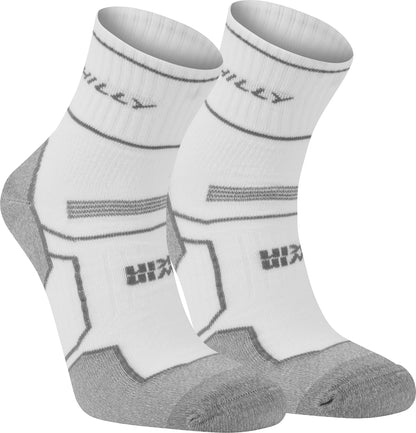Hilly Twin Skin Anklet Running Socks - White
