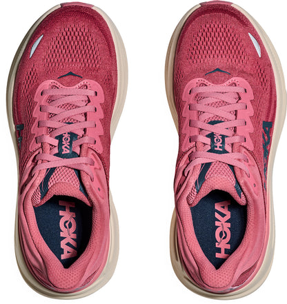 Hoka Bondi 9 Womens Running Shoes - Pink