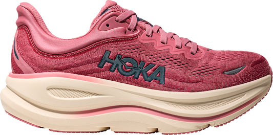 Hoka Bondi 9 Womens Running Shoes - Pink