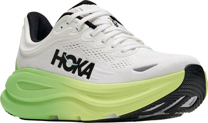 Hoka Bondi 9 WIDE FIT Womens Running Shoes - White