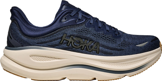 Hoka Bondi 9 WIDE FIT Mens Running Shoes - Blue