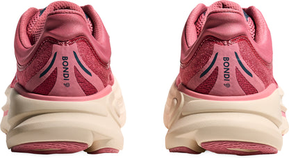 Hoka Bondi 9 WIDE FIT Womens Running Shoes - Pink