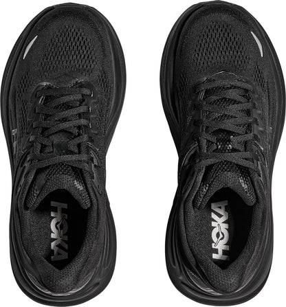 Hoka Bondi 9 WIDE FIT Womens Running Shoes - Black