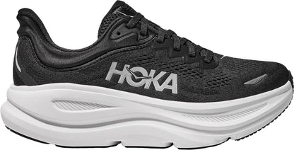 Hoka Bondi 9 WIDE FIT Womens Running Shoes - Black