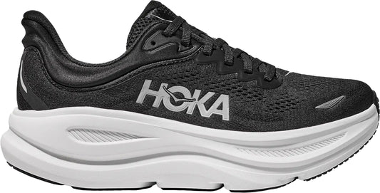 Hoka Bondi 9 WIDE FIT Womens Running Shoes - Black
