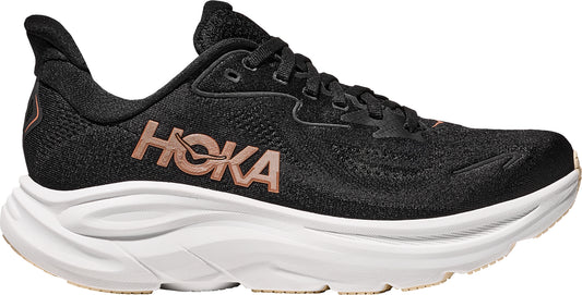 Hoka Clifton 10 Womens Running Shoes - Black