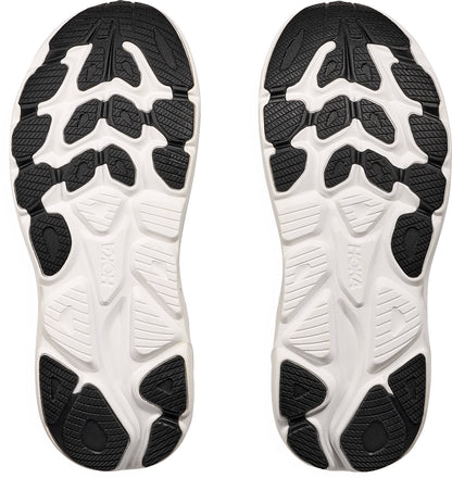 Hoka Clifton 10 WIDE FIT Mens Running Shoes - Black