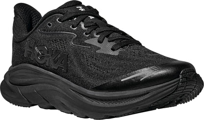 Hoka Clifton 10 Junior Running Shoes - Black