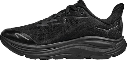 Hoka Clifton 10 Junior Running Shoes - Black
