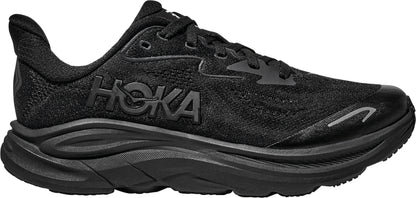Hoka Clifton 10 Junior Running Shoes - Black