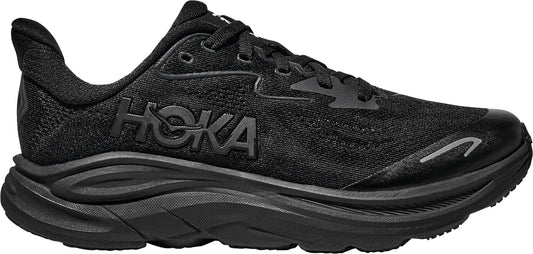 Hoka Clifton 10 Junior Running Shoes - Black