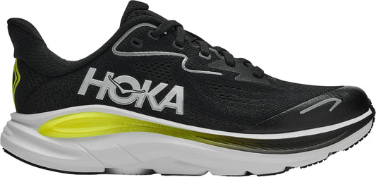 Hoka Cliftion 10 Junior Running Shoes - Black