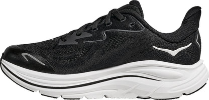 Hoka Clifton 10 Junior Running Shoes - Black