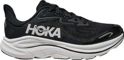 Hoka Clifton 10 Junior Running Shoes - Black