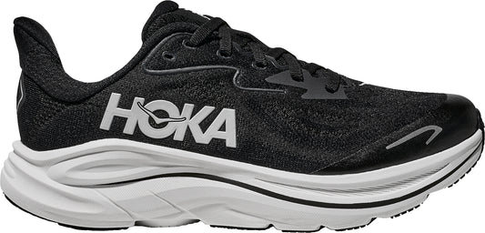 Hoka Clifton 10 Junior Running Shoes - Black