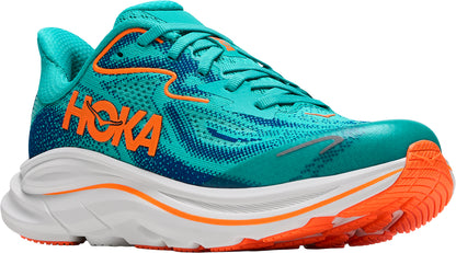 Hoka Cliftion 10 Junior Running Shoes - Green