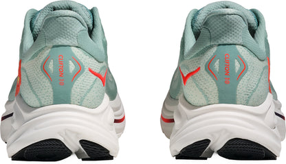 Hoka Clifton 10 WIDE FIT Mens Running Shoes - Green