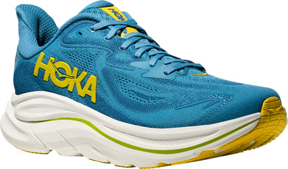 Hoka Clifton 10 WIDE FIT Mens Running Shoes - Blue