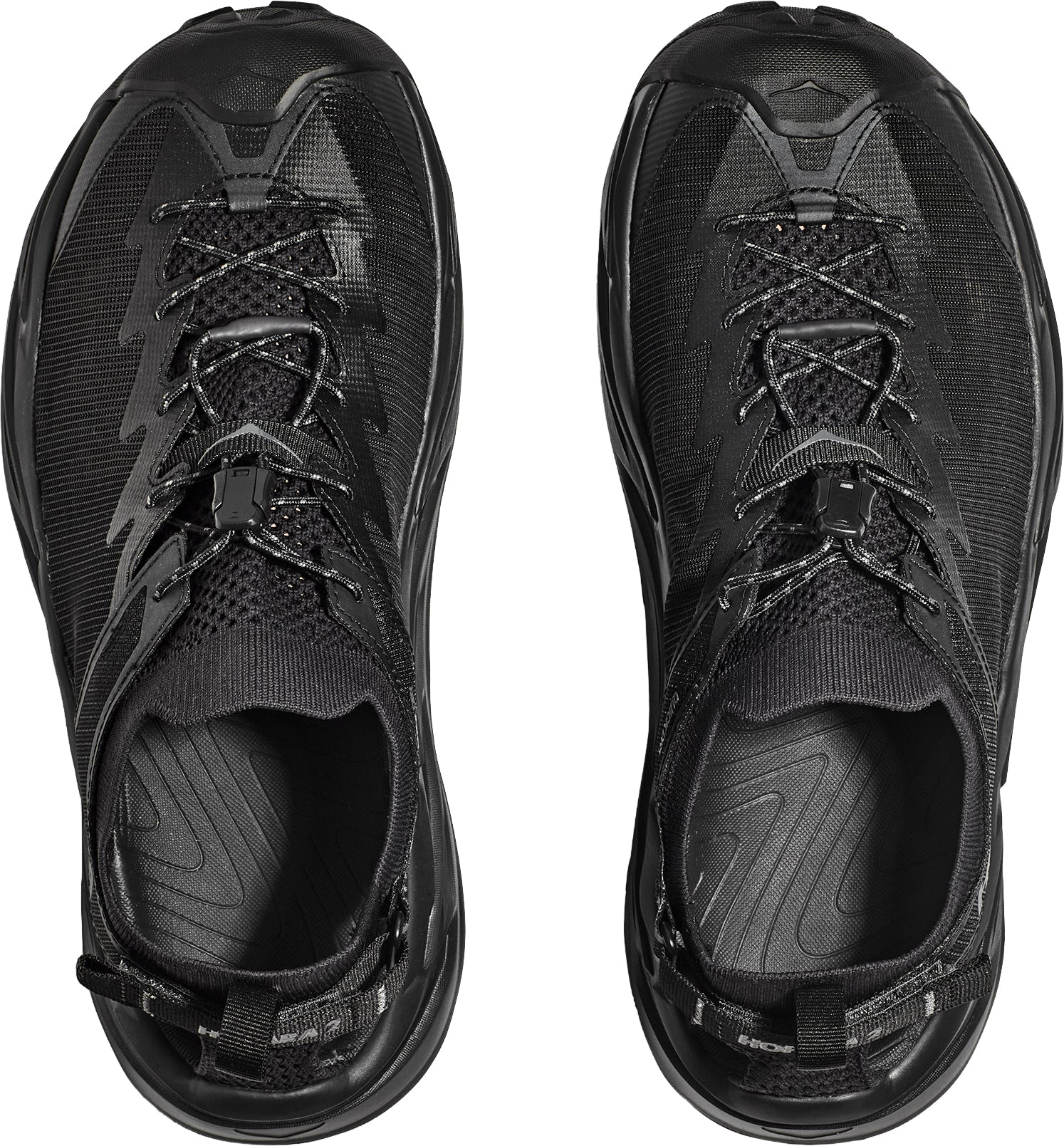 Hoka Hopara 2 Mens Walking Sandals - Black – Start Fitness