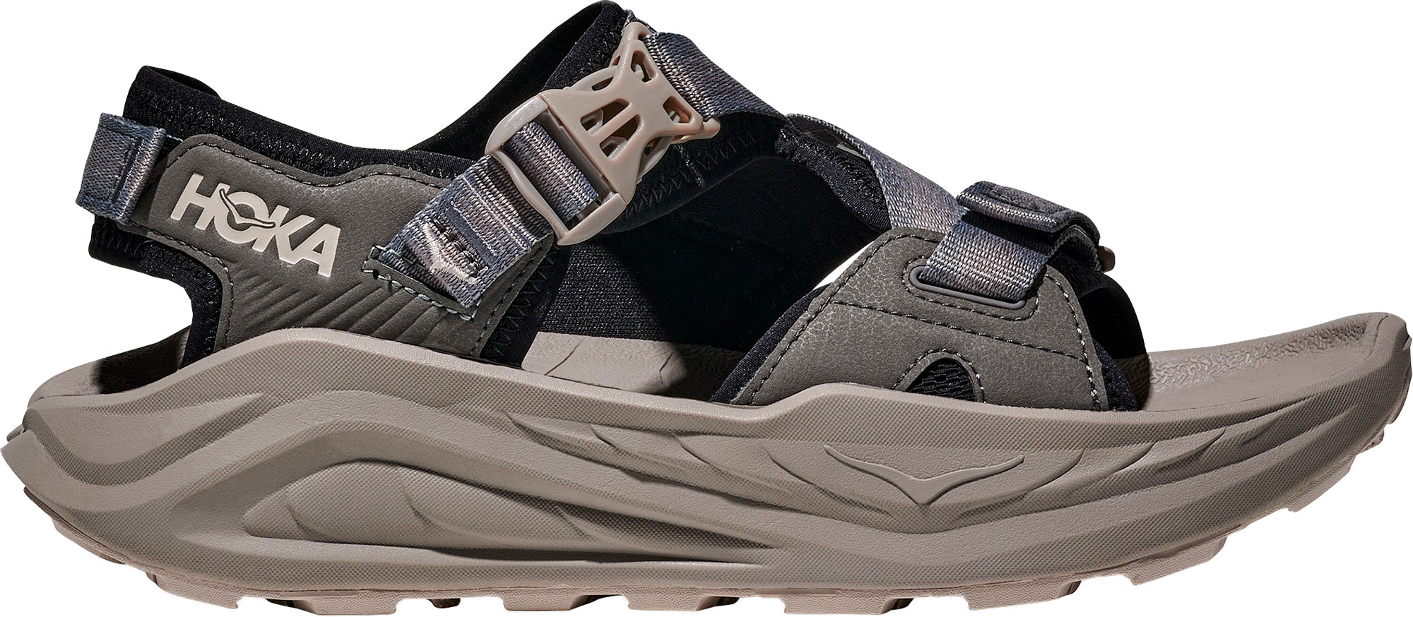 Hoka Infini Hike TC Mens Walking Sandals - Black – Start Fitness