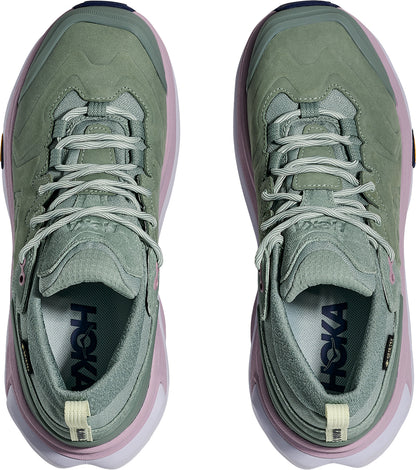 Hoka Kaha 3 Low GORE-TEX Womens Walking Shoes - Green